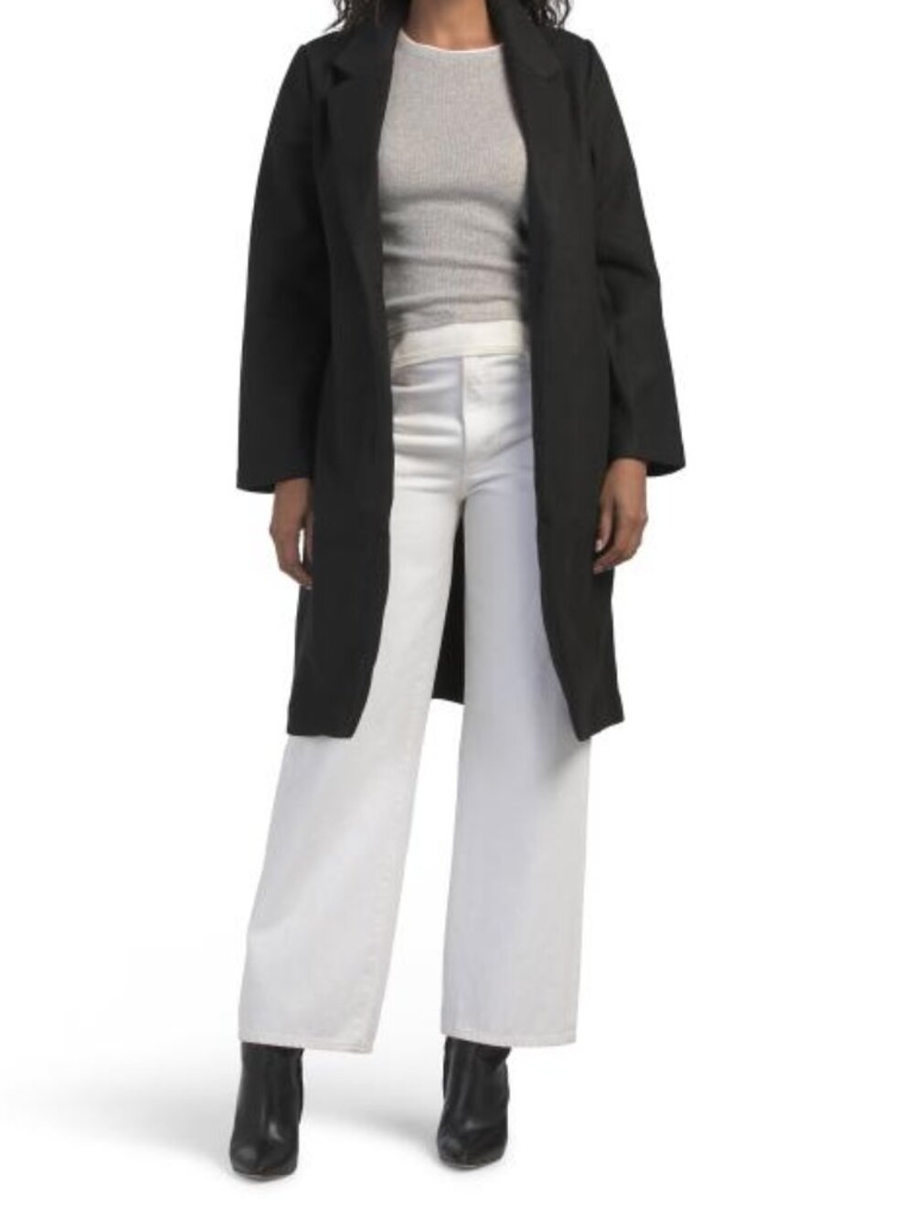 LOVE TREE Single Button Peacoat